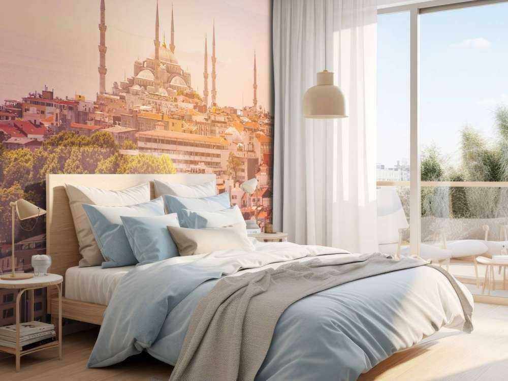 Istanbul op een warme dag