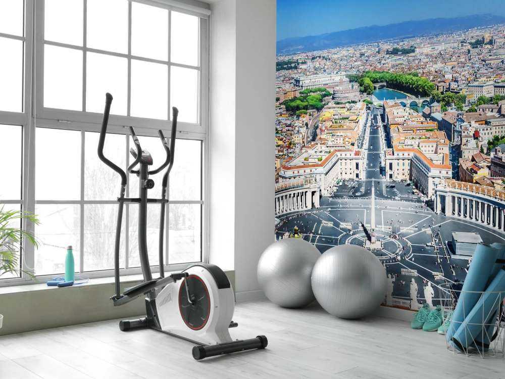 Sint-Pietersplein in de zomer