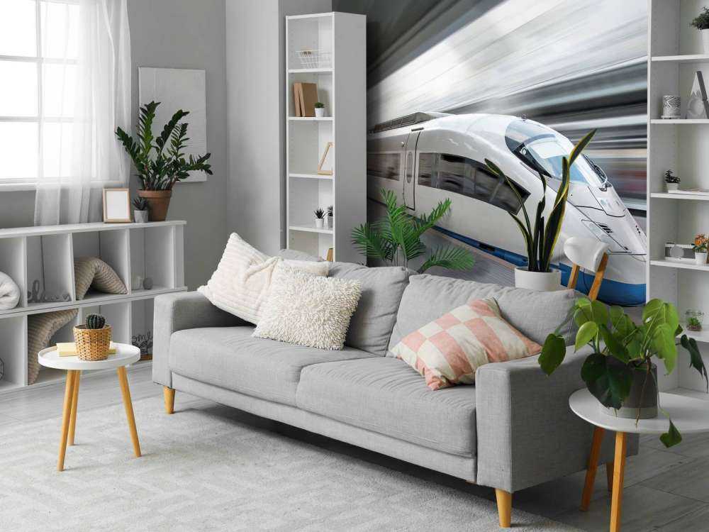 Witte hogesnelheidstrein