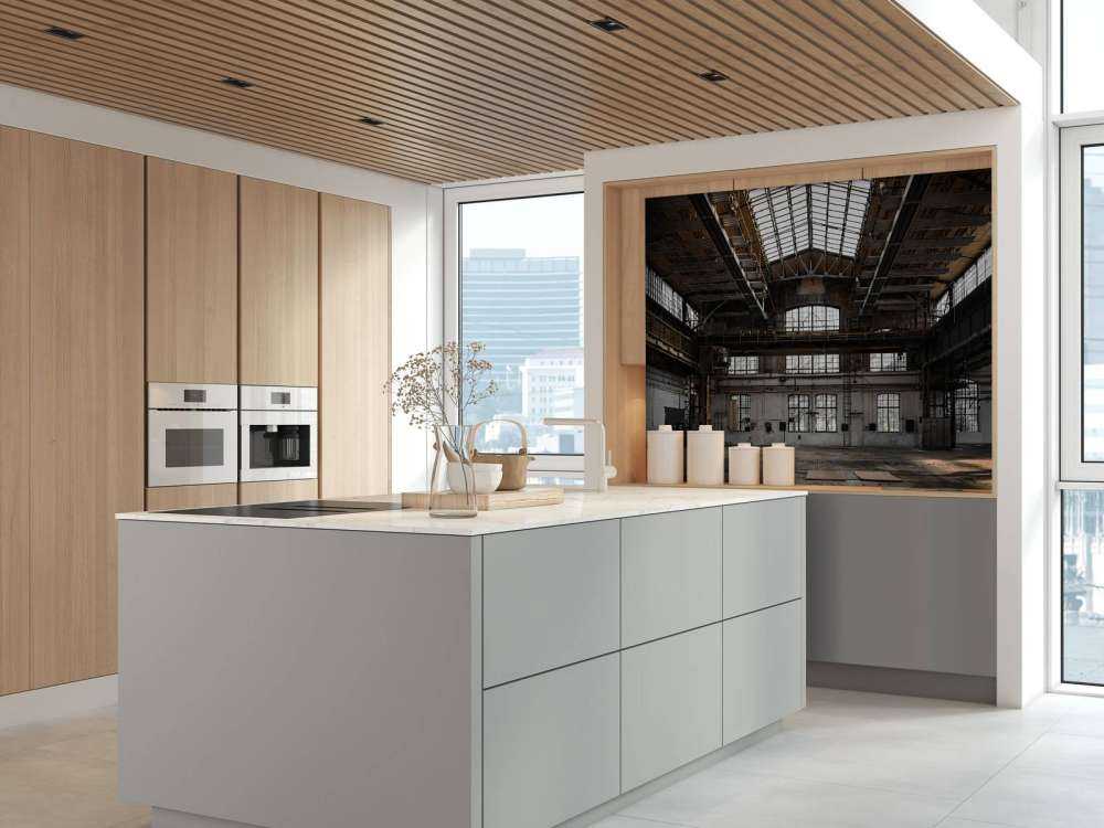 Verlaten industriële hal