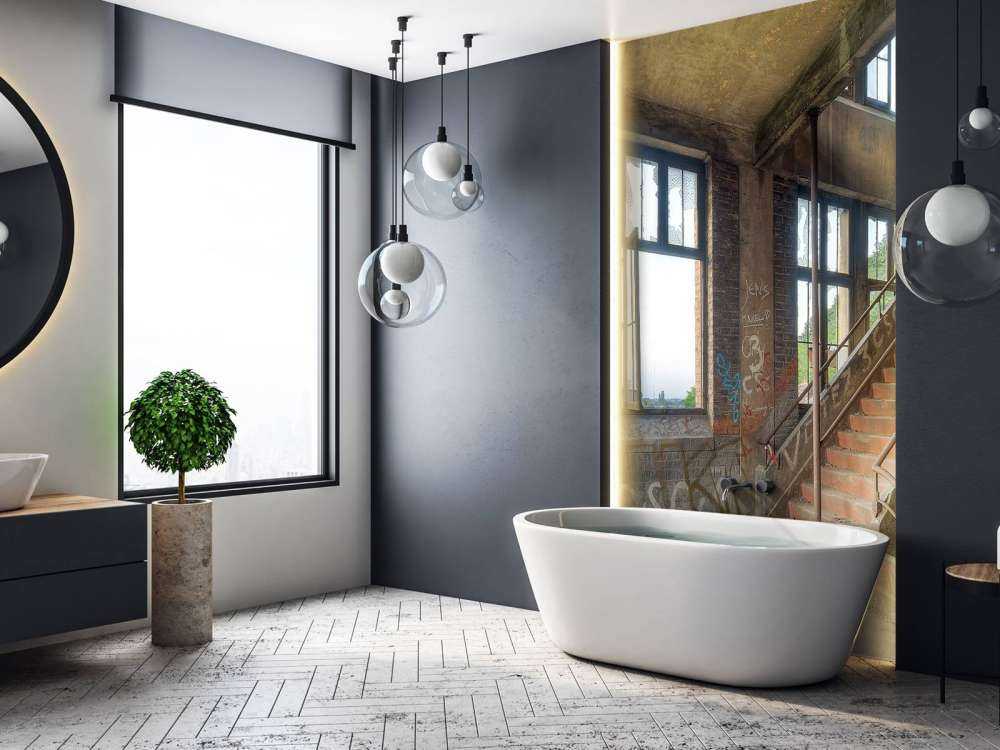 Vervallen trappenhuis met graffiti