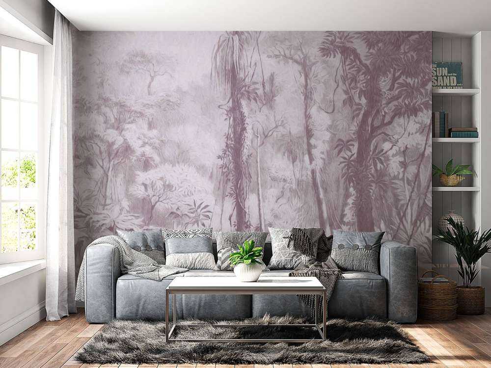 Tropic forest - pink