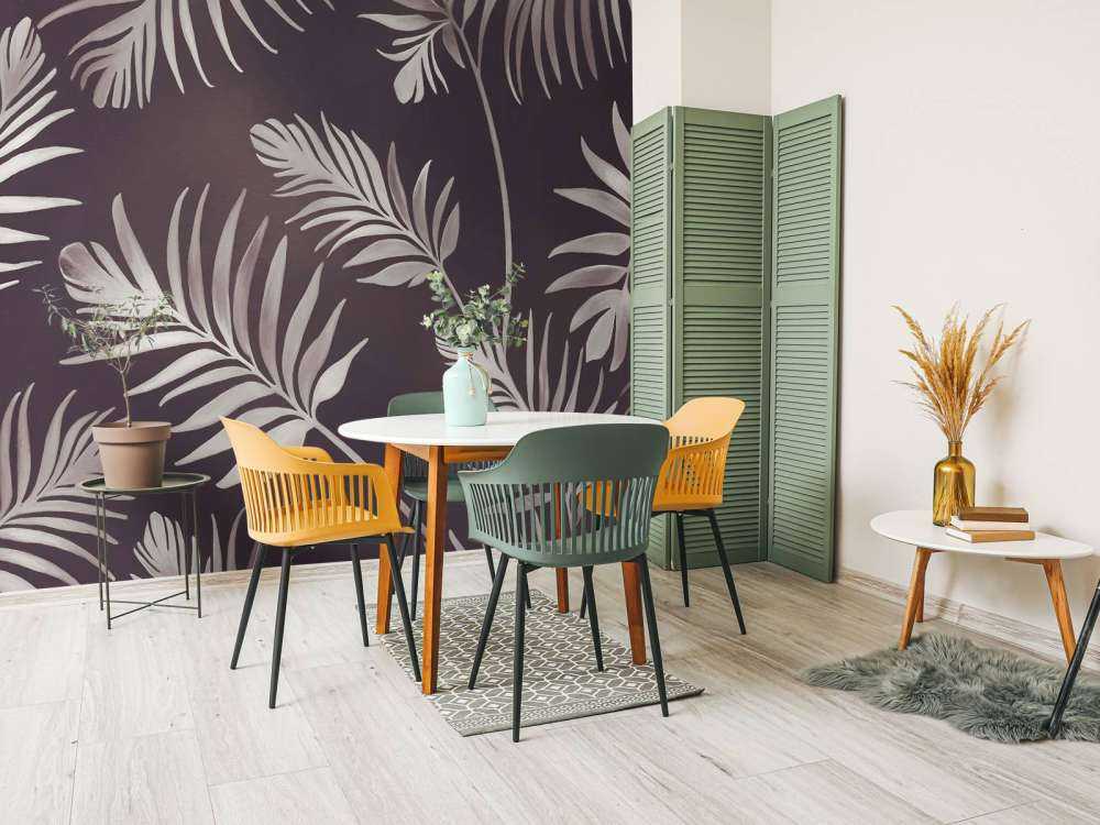 Golden Leaves on Dark Earth