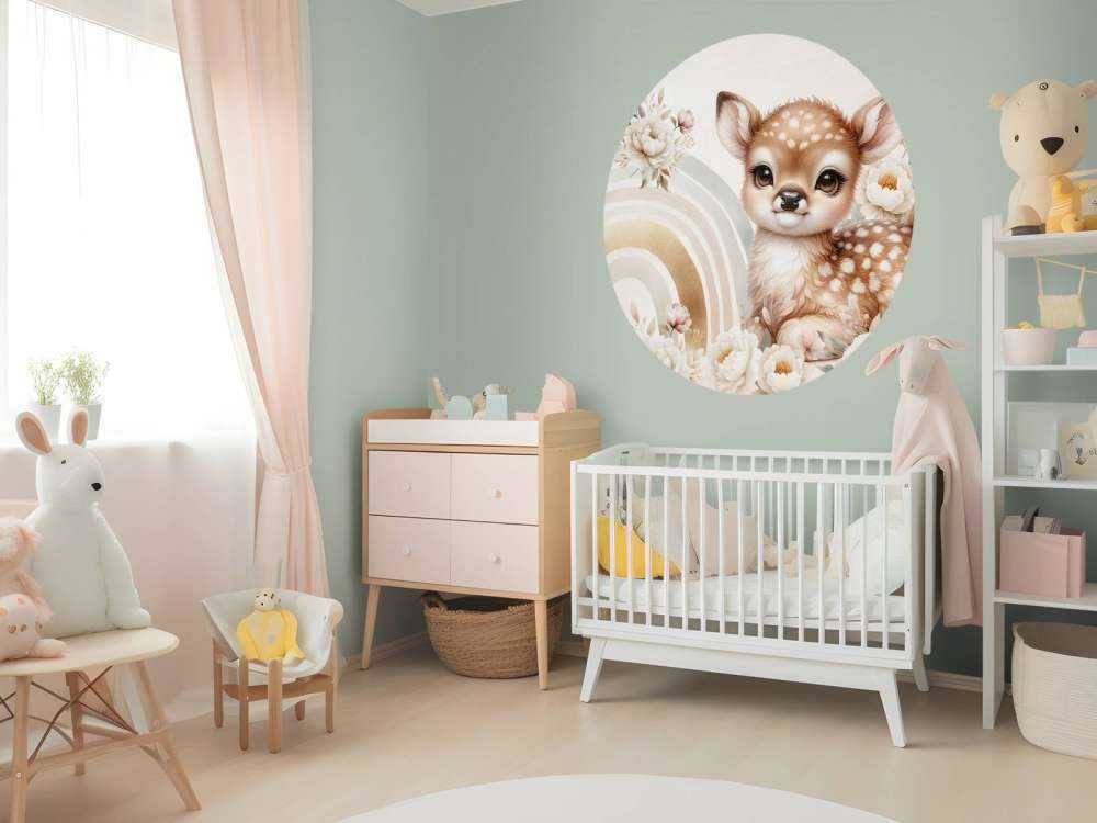 Lief hertje en gouden regenboog