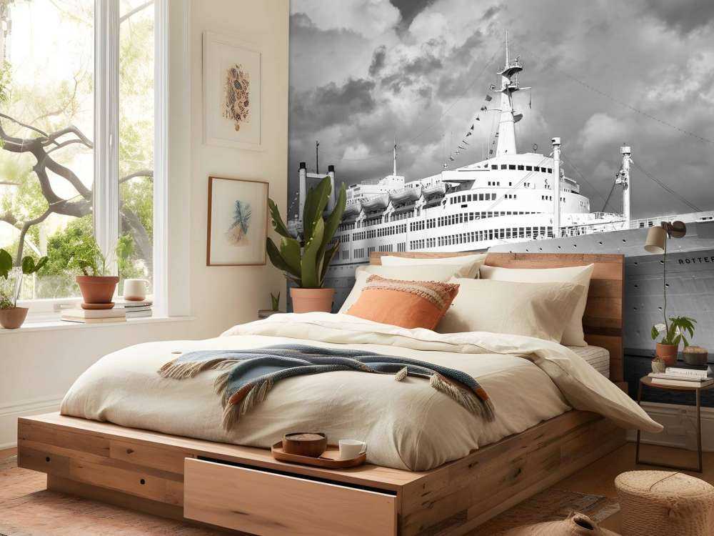 Tijdloze oceaanklassieker in zwart-wit