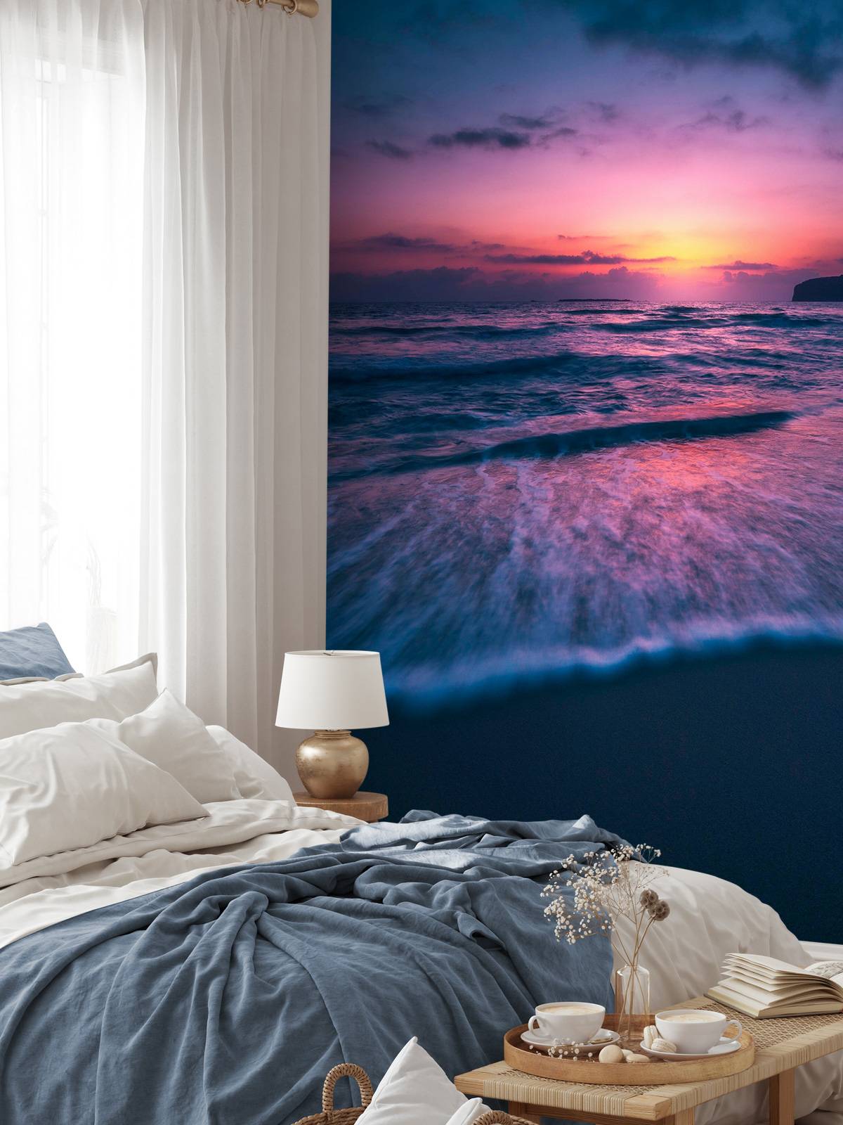 Vintage Typography Black White wallpaper behang | Happywall, image size:1200x1600