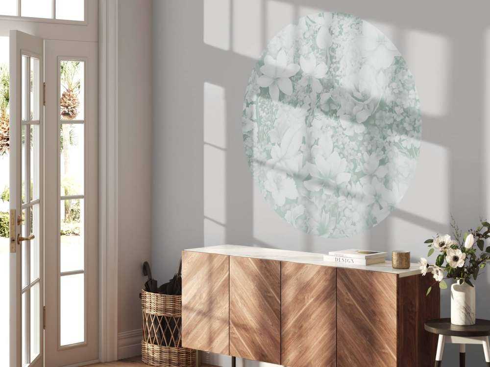 Flower festivalSEAMLESS Pale Blue