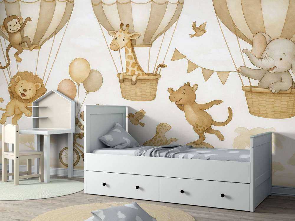 Dierenparade in de lucht