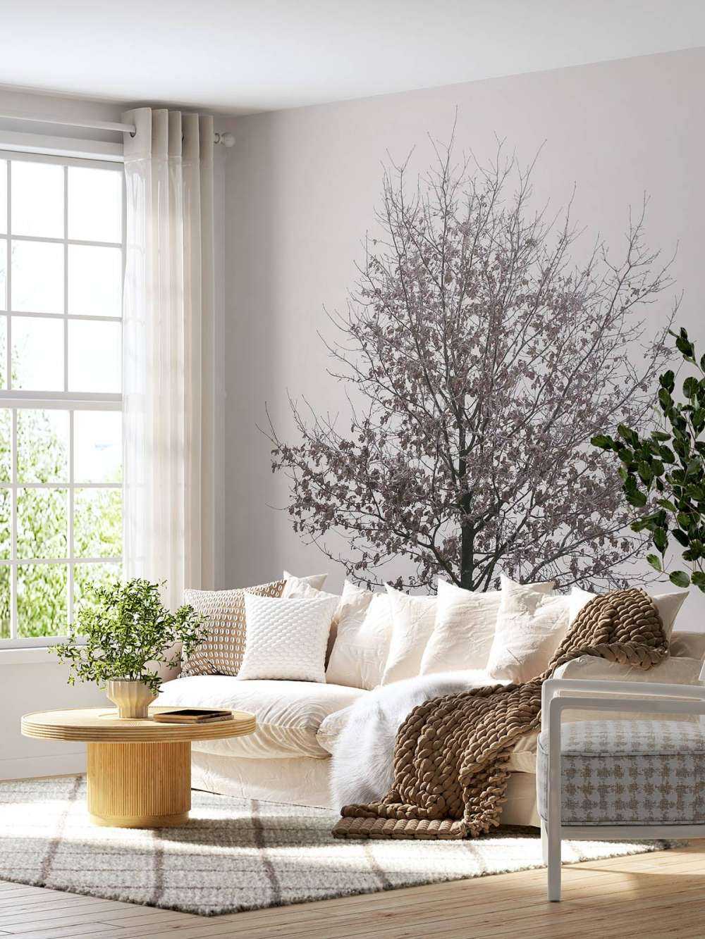 Minimalistisch Winterlandschap