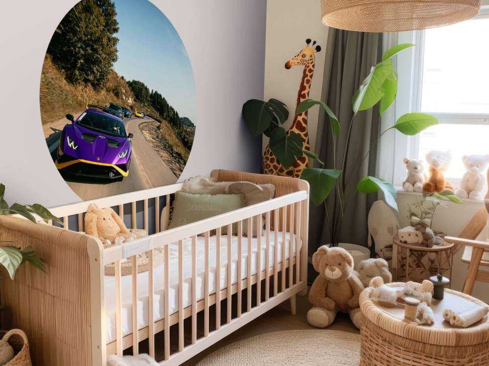 Supercar konvooi door de bergen