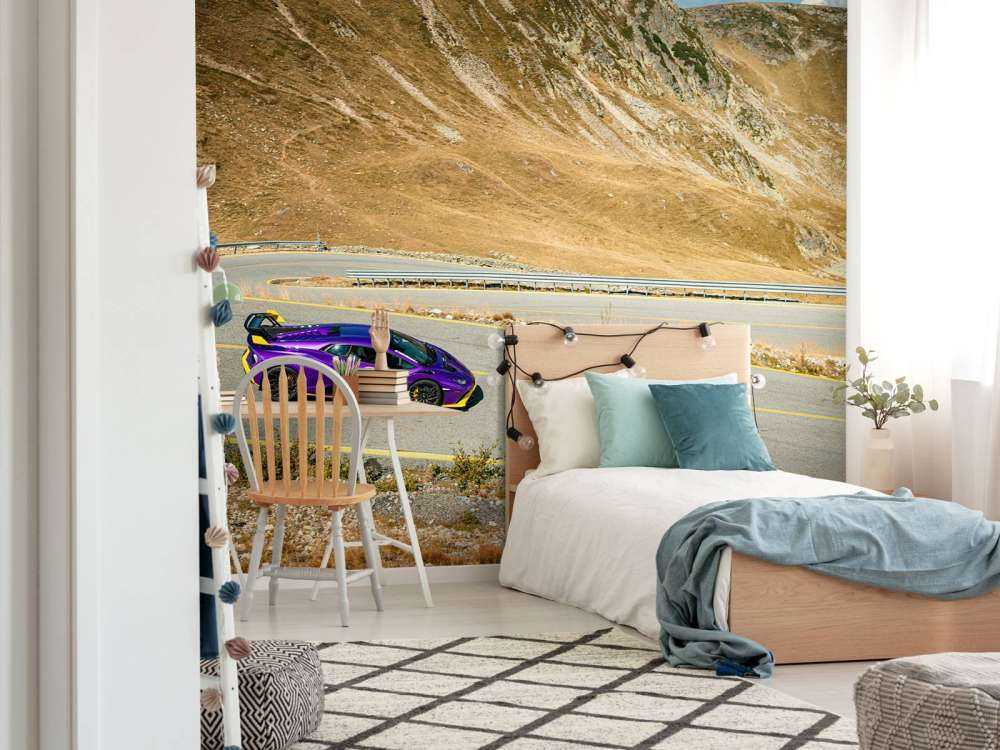 Lamborghini Huracán op bergpas