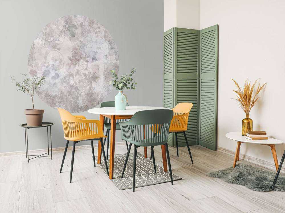 Watercolor Garden Taupe