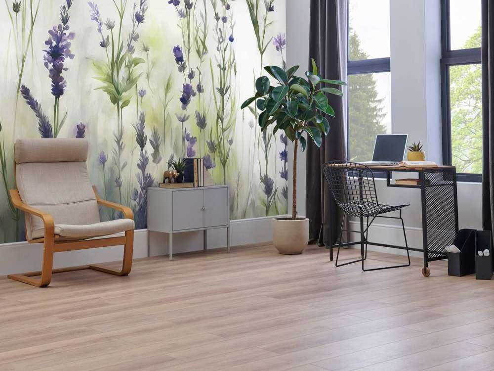 Lavender Glade Seamless Muted Lilac