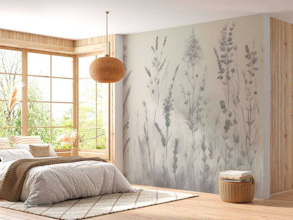 Lavender Glade Seamless Ivory White