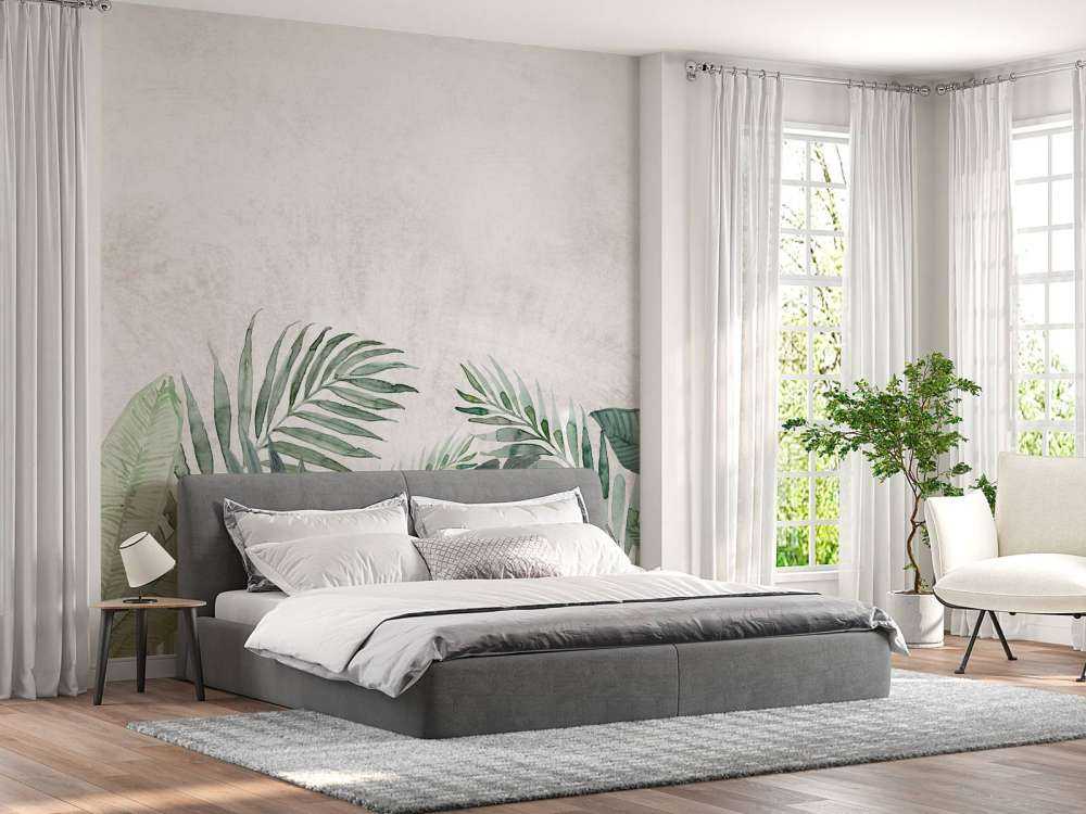 Tropisch bladerdek in aquarel