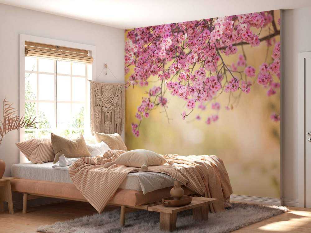 Bloesem met wazige achtergrond