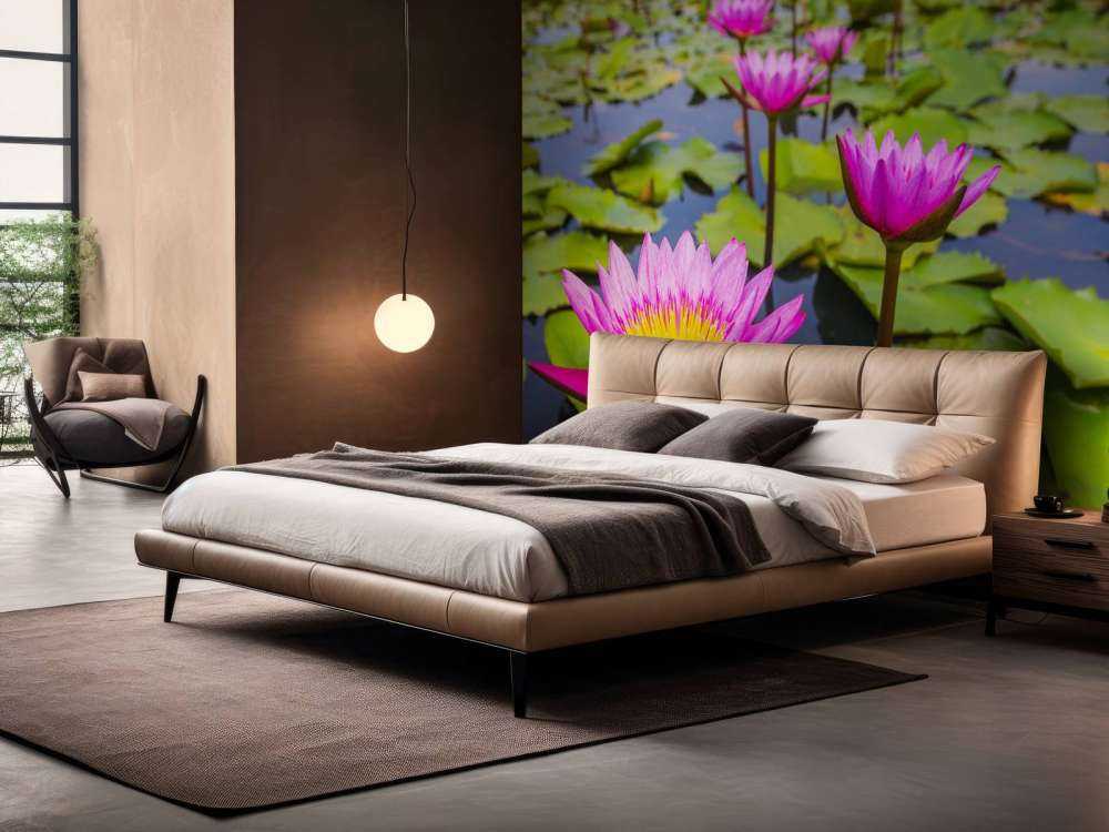 Opvallende roze lotusbloem