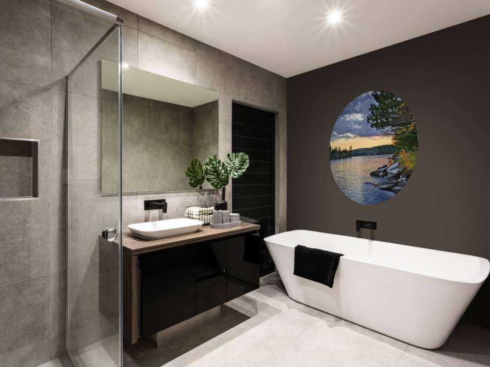 Zonsondergang aan het meer