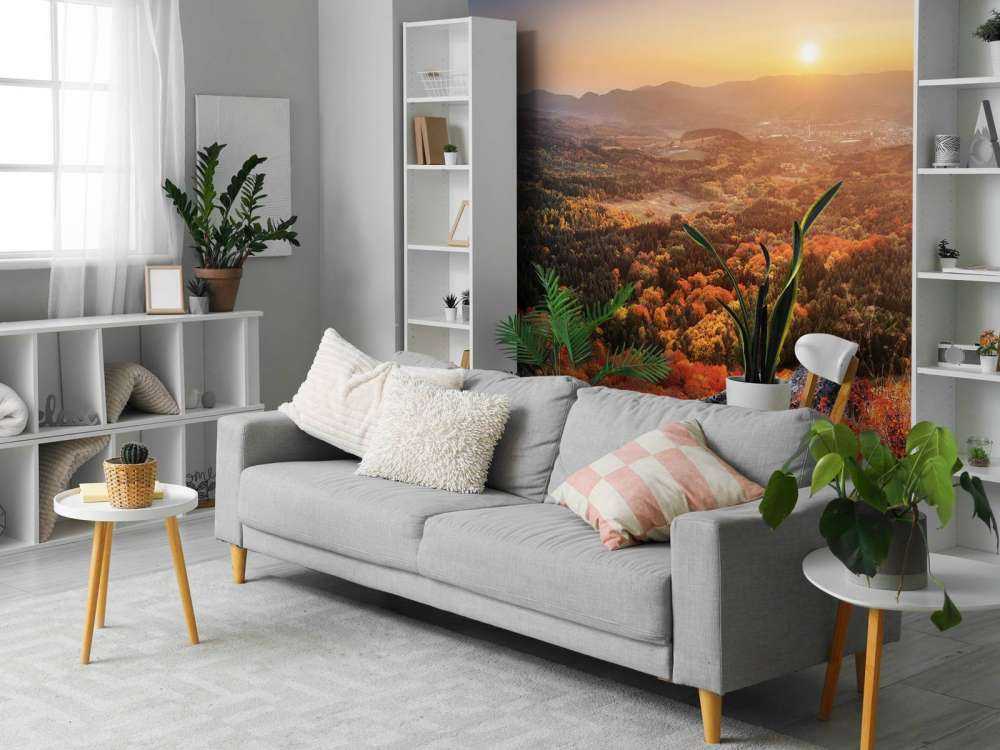 Herfstlandschap in de bergen