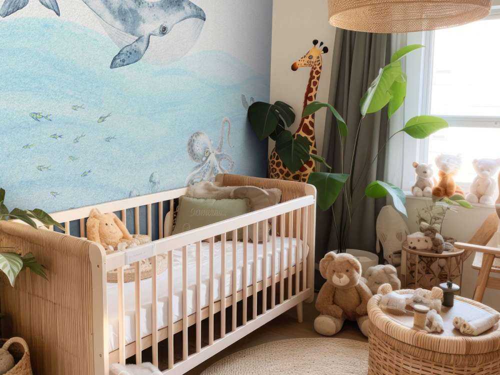 Onderwaterwereld met een walvis