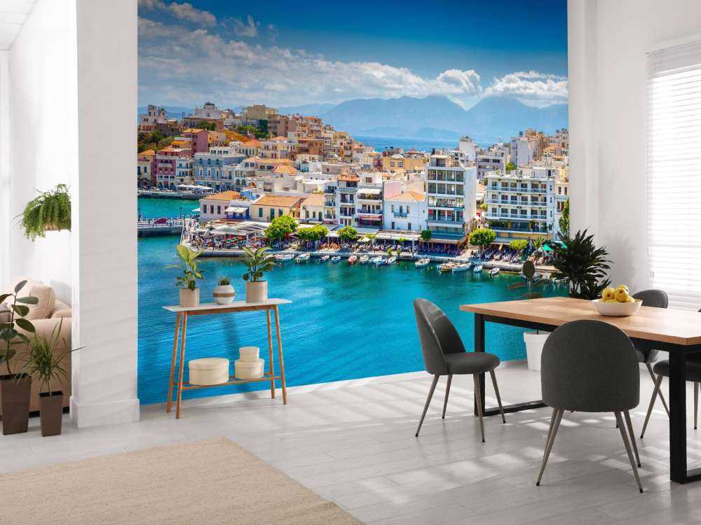 Rustgevende baai op Kreta