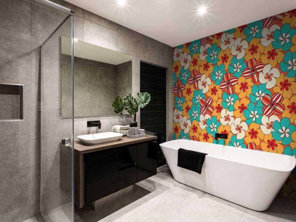 Kleurrijke vintage bloemen