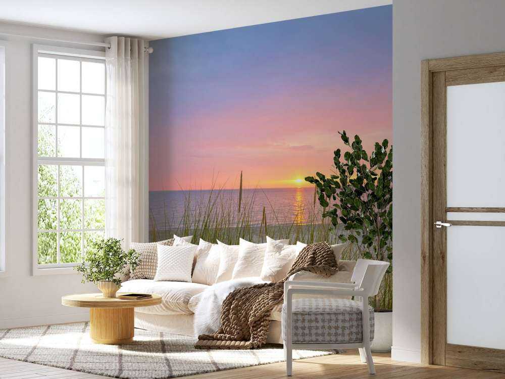 Zonsopgang aan de kust