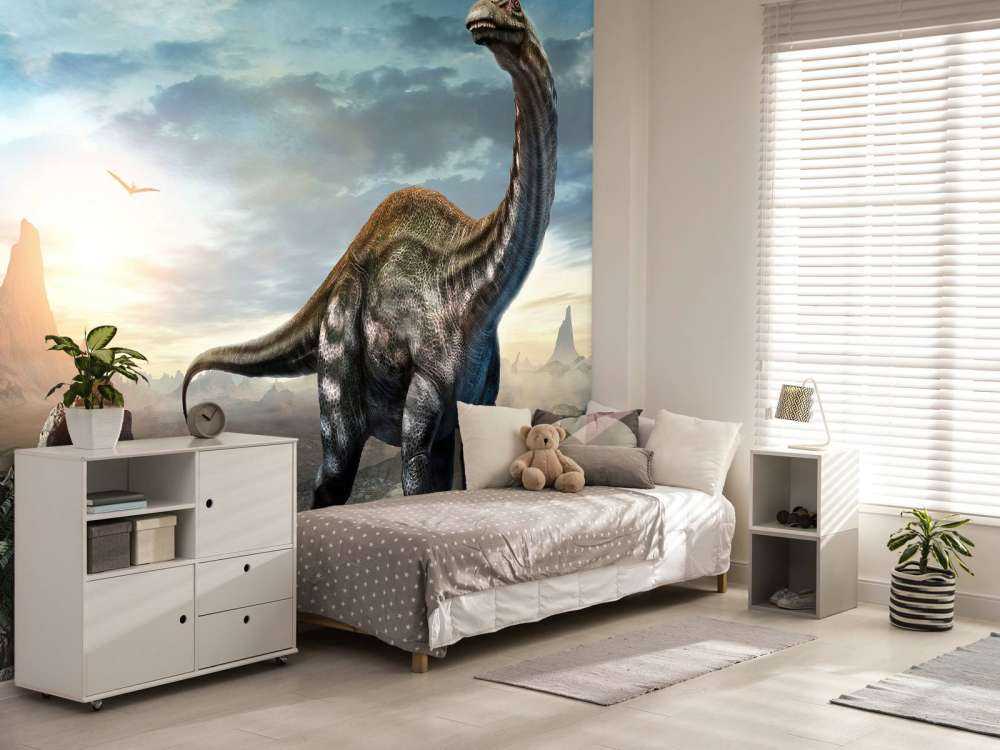 Apatosaurus in de bergen