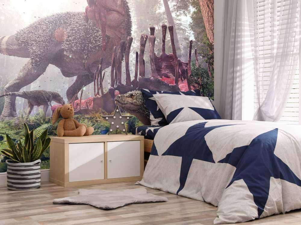 Tyrannosaurus Rex en haar jongen