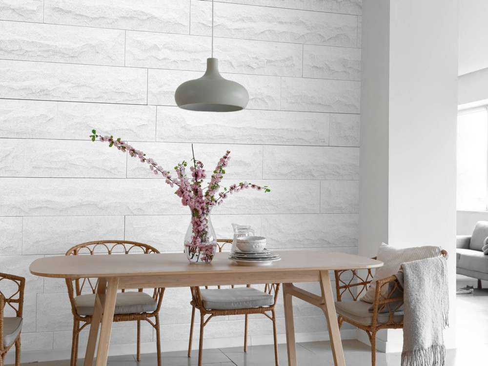 Moderne witte stenen