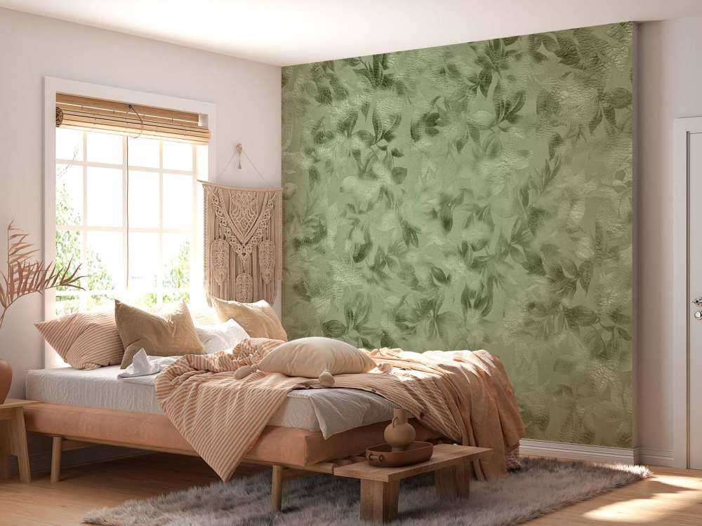 Groene bloemen structuur