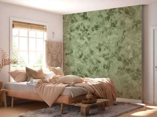 Groene bloemen structuur