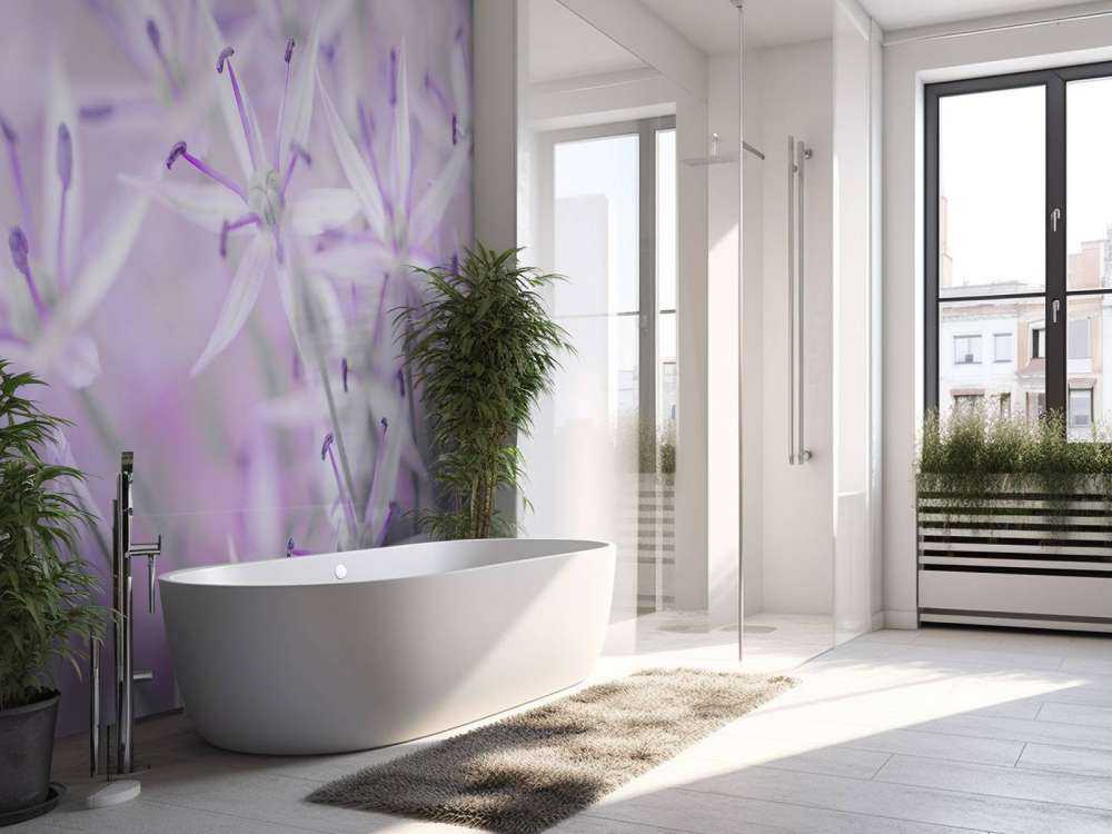 Close-up allium bloemen