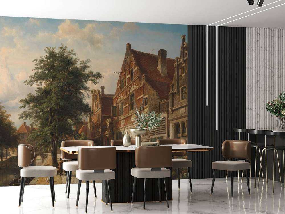 De Zuiderhavendijk in Enkhuizen