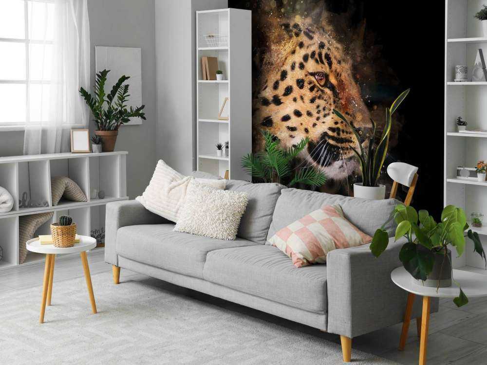 Geschilderde luipaard