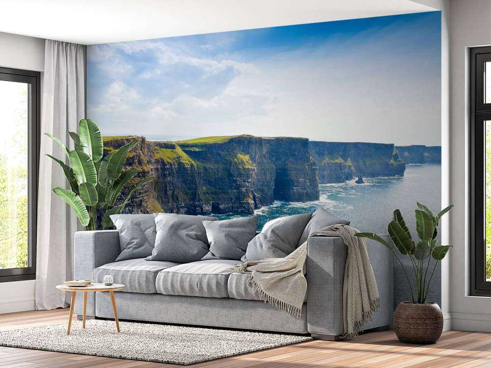Klif langs de kust