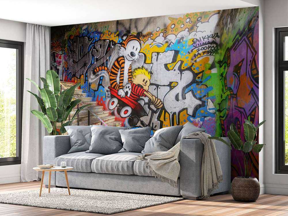 Graffiti met trap