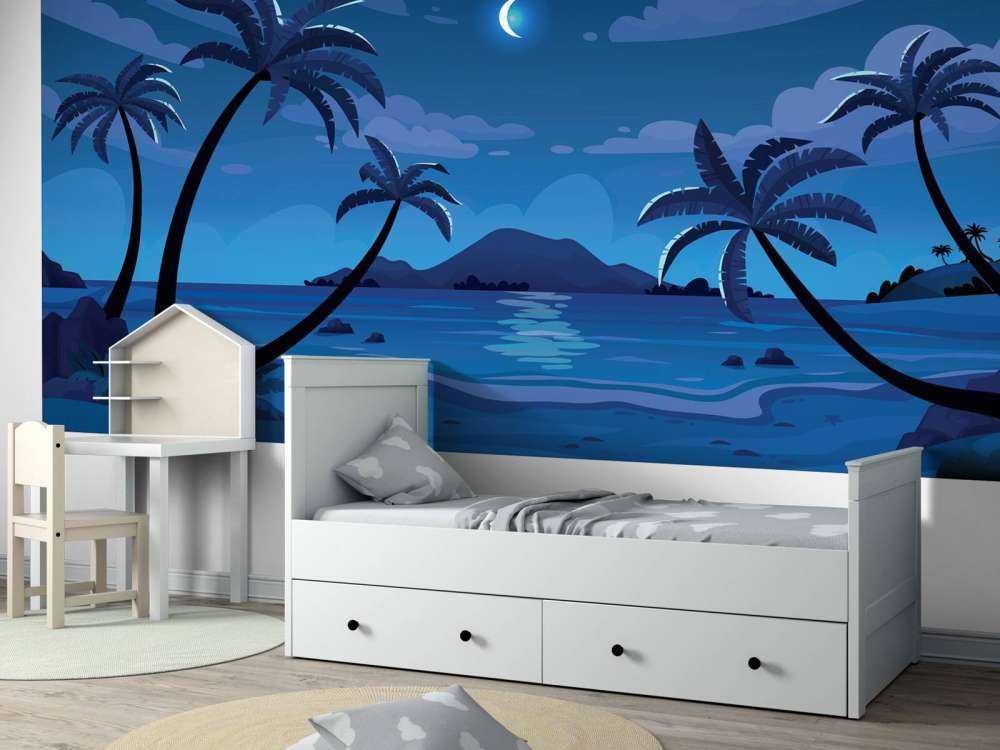 Mooi uitzicht bij nacht