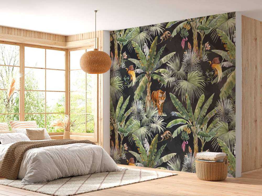 Palmen en jungle dieren