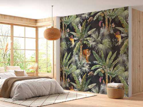 Palmen en jungle dieren
