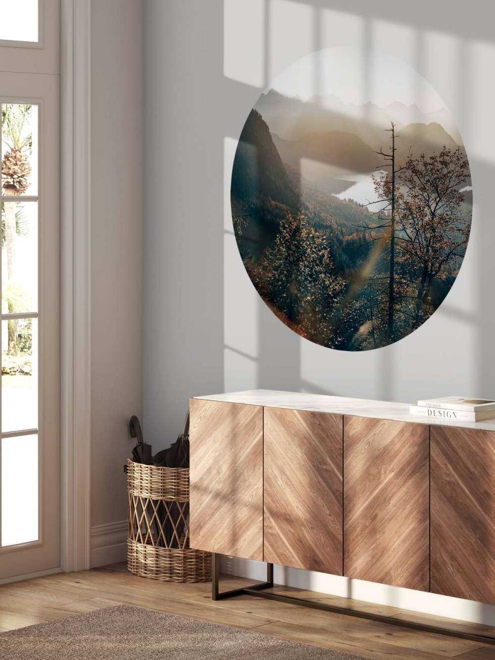 Uitzicht over de Alpen