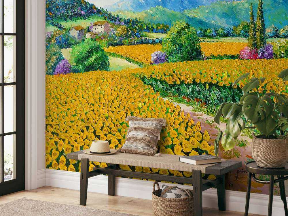 Sunflowers in the valley