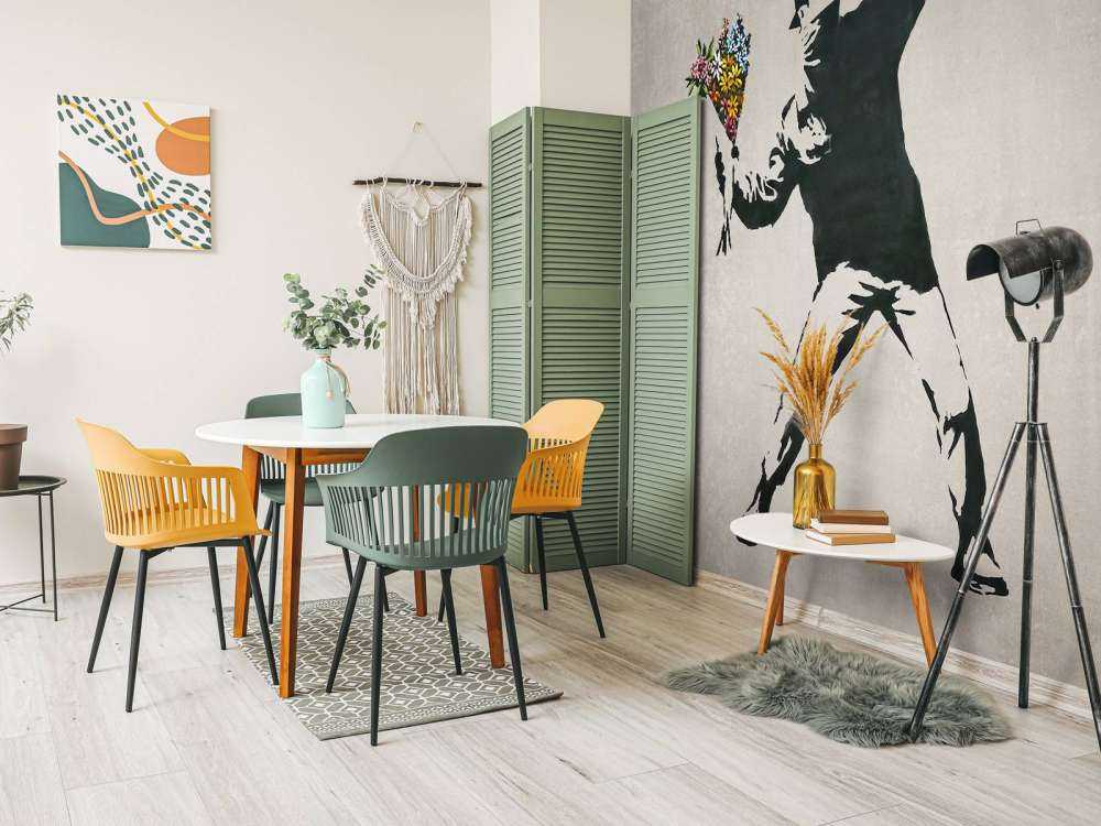 Banksy - Flower thrower, soft concrete