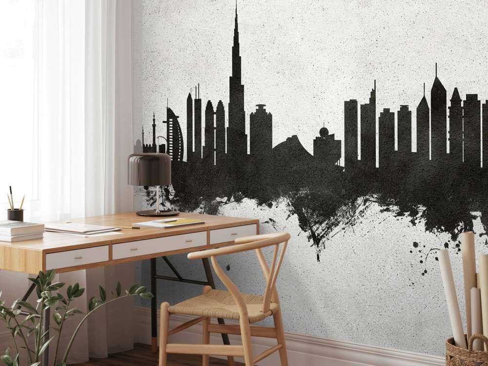 Waterverf skyline, Dubai