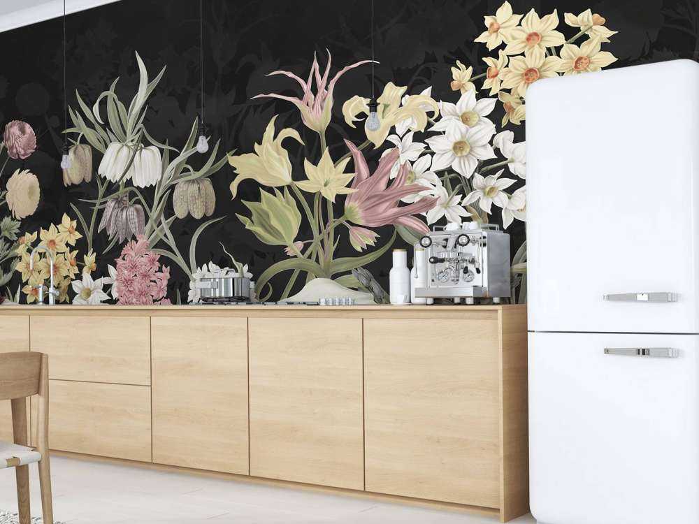 Spring Flowers - Midnight Bloom