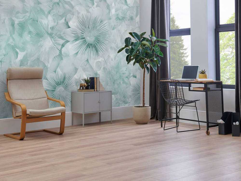 Botanical Watercolor Elegance Icy Mint