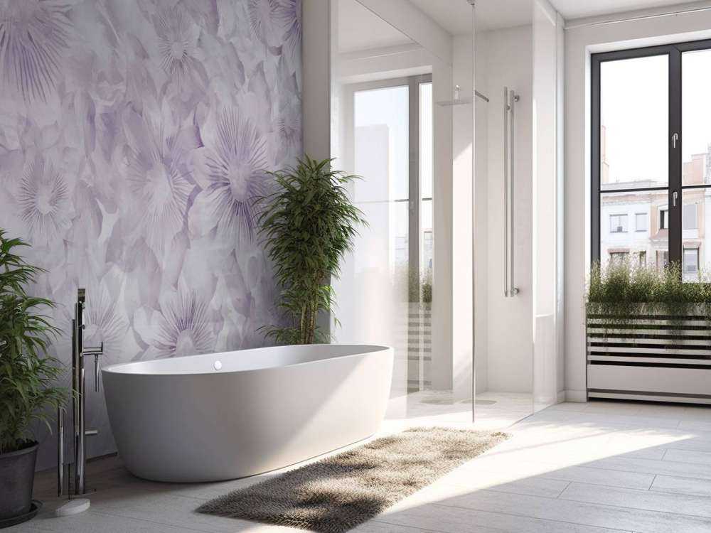 Botanical Watercolor Elegance Lavender