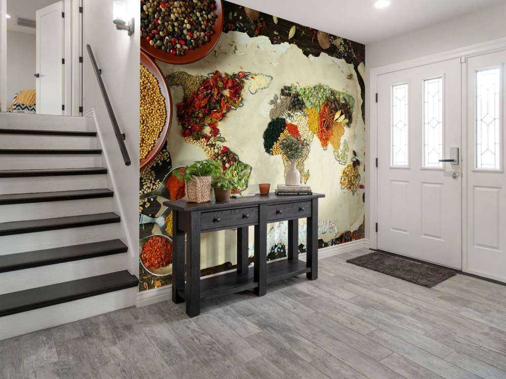 Wereldkaart van kruiden