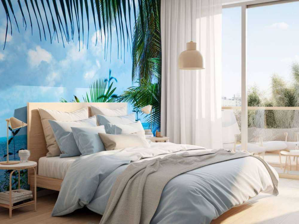 Zee vanuit de jungle