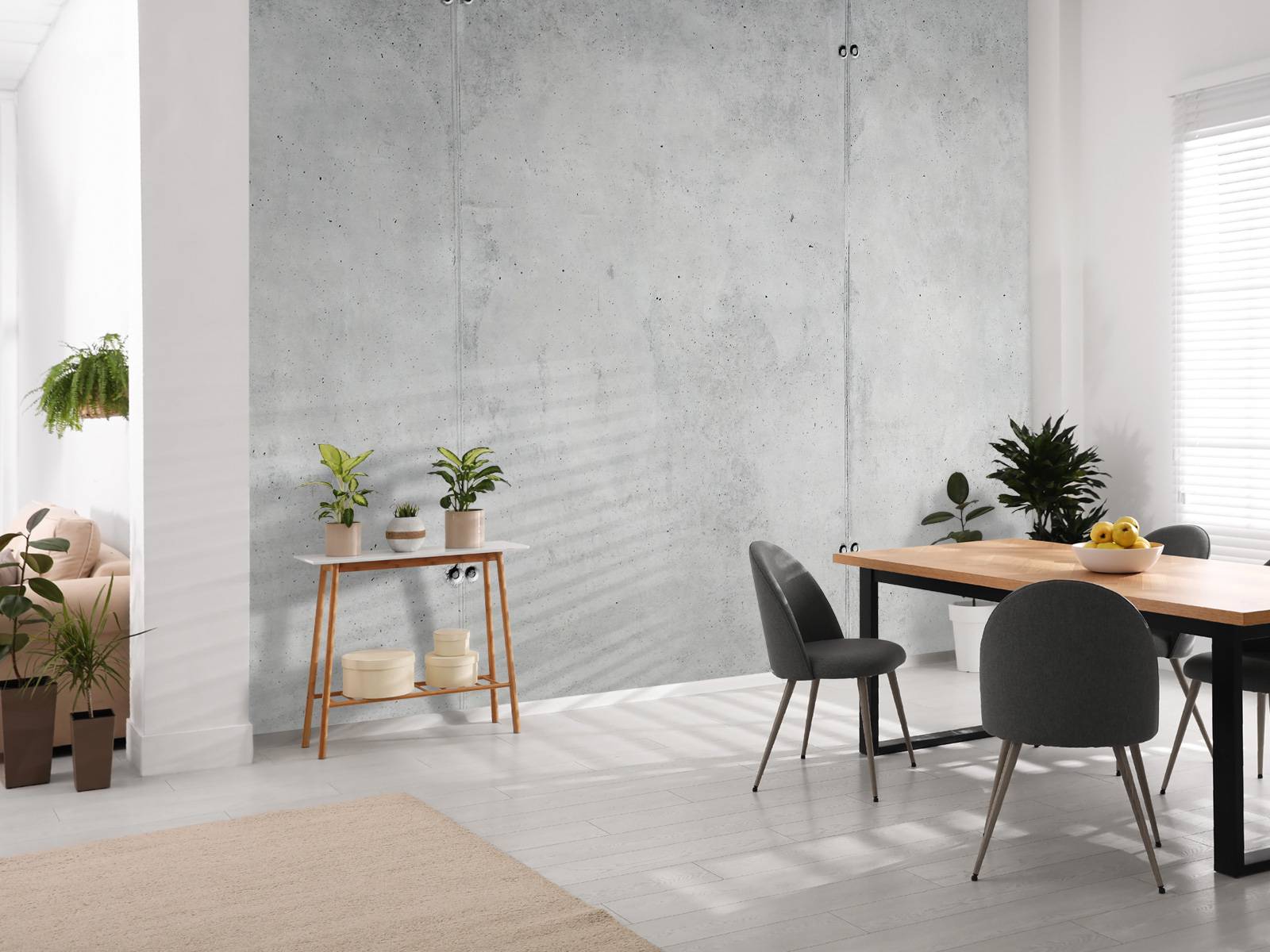 Gedetailleerd betonnen muur